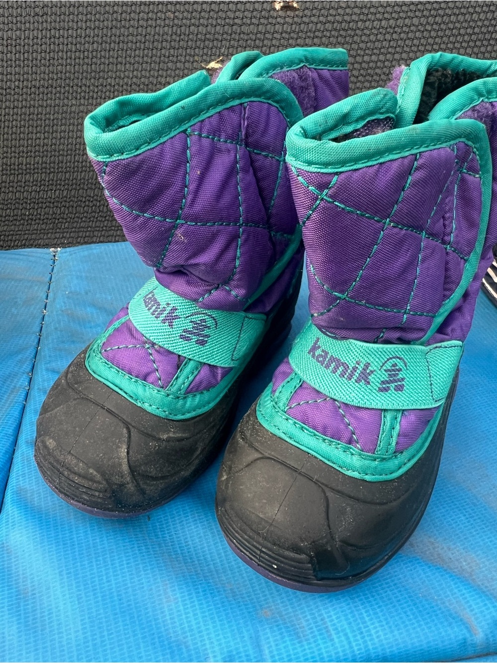 Kamik Kids Purple and Teal Winter Boots